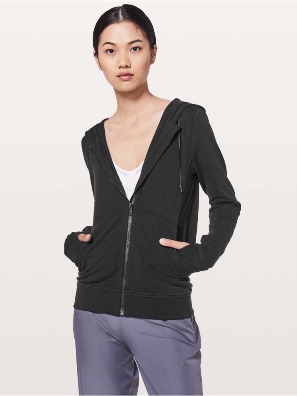Size 4 Lululemon Press Pause Jacket Black